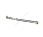 Подводка гибкая для воды нержавеющая оплетка ГИГАНТ 3/4" г-ш L=0.3м AQUALINE 04954