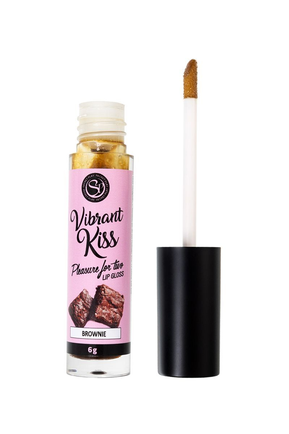 Возбуждающий бальзам для губ со вкусом брауни - 6 гр. (Цвет: не задано)