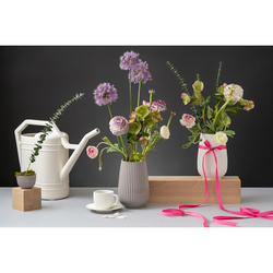 Ваза 20см Tkano Edge белая