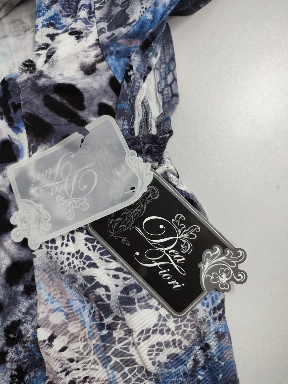 Платье Dea Fiori с принтом 38 размер, новое