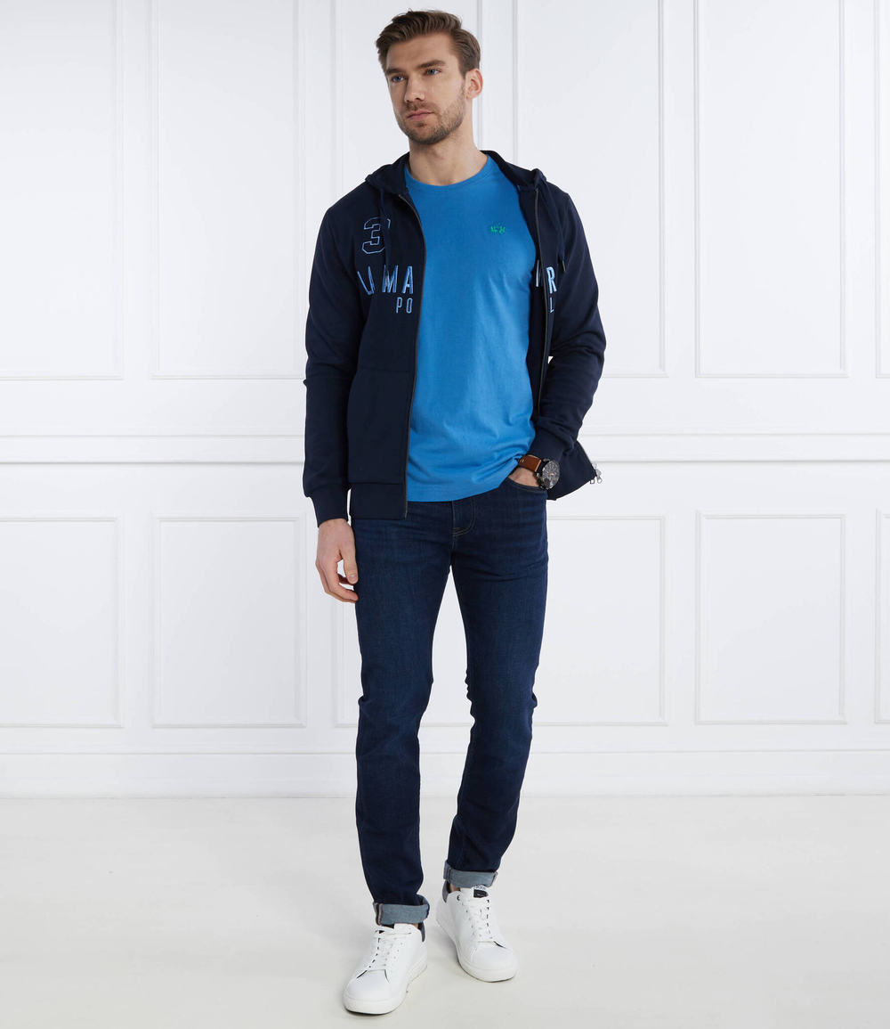 Футболка La Martina - голубой(YMR004 JS206)