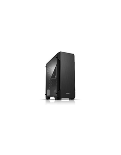 Корпус ZALMAN S3, ATX, BLACK, WINDOW, 2x3.5", 2x2.5", 2xUSB2.0, 1xUSB3.0, REAR 1x120mm