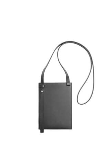 ZARA КОЖАНАЯ МИНИ-СУМКА ЧЕРЕЗ ПЛЕЧО, ЧЕРНЫЙ