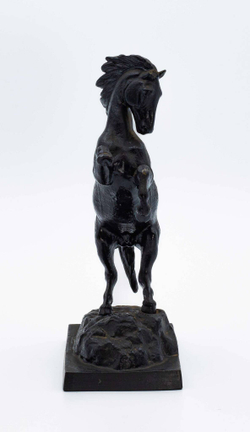 Конь, вставший на дыбы. Касли. 1987. Чугунное литьё. Высота - 22 см