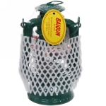 Лампа керосиновая «Винтаж» 19см 110мл переносная, цвет зеленый