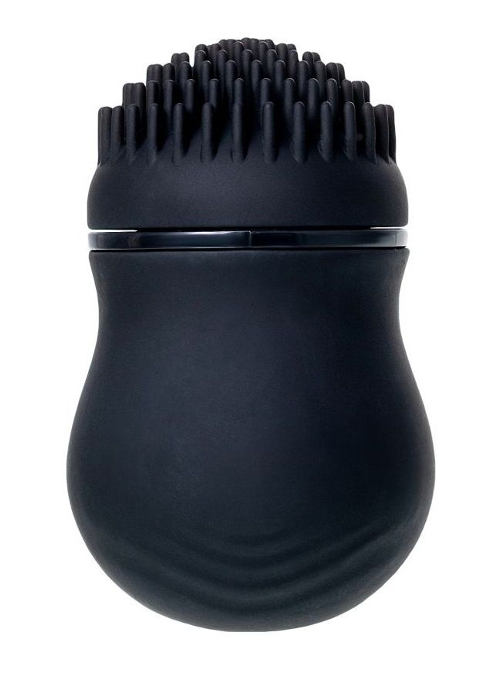 Черный стимулятор клитора PPP CURU-CURU BRUSH ROTER (Цвет: черный)