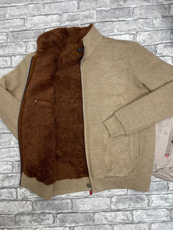 Кардиган с мехом Kiton