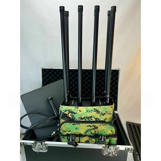 Подавитель дронов ДРОГУН КУПОЛ РАНЕЦ на 8 каналов 400/ 900/ 1200/ 1500/ 2400+2400/ 5200/ 5800