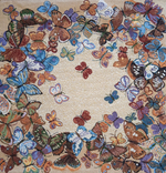 Декоративный гобеленовый чехол для интерьерной подушки Воздушный вальс 47х47