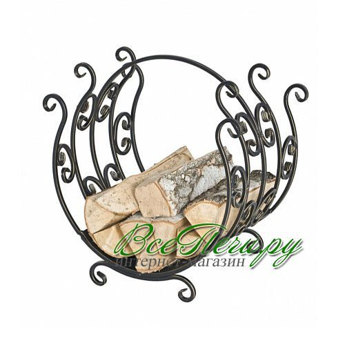 Дровница ВЕЗУВИЙ D160 бронза/серебро