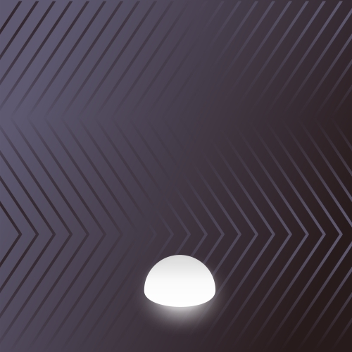 Светящаяся полусфера Лея 30см