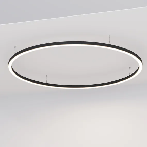 Радиусный профиль 35x35 D1500мм 1/4 круга черный Led Strip alm-3535r-b-d-90°-1.5m