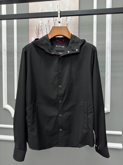 Рубашка с капюшоном Kiton