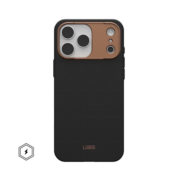 Чехол Uag Fibr Armr Kevlar Case для iPhone 17 Pro Max, Графит/Бронзовый | Kevlar Graphite/Bronze