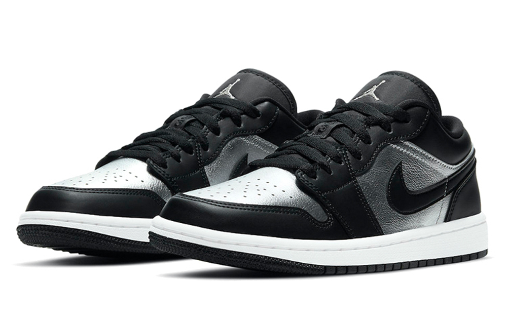 Кроссовки Jordan Air Jordan 1 Low "Silver Toe" (Женская размерная сетка)