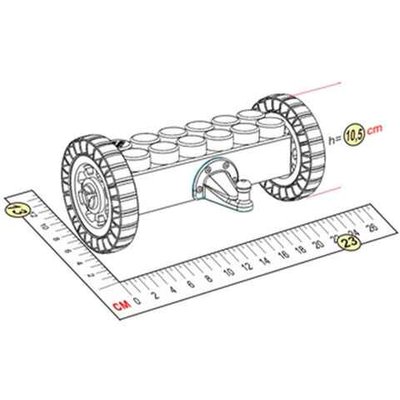 Подвижная платформа 23x13x10.5 см GigaBloks 5"