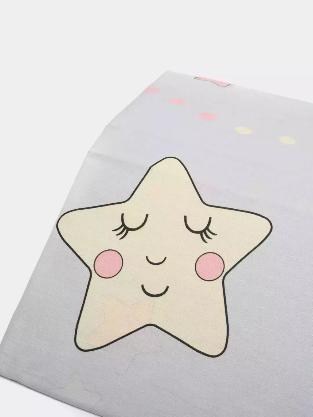 Постельное белье Сказка "Спящие звезды/Спящие звезды (компаньон)" 2-спальный Наволочка 50х70 см 2 шт Простынь на резинке 160х200 см Пододеяльник 175х215 см, перкаль