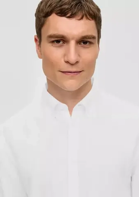 Льняная рубашка с воротником на пуговицах s.Oliver