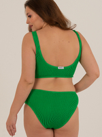Топ купальника зеленый