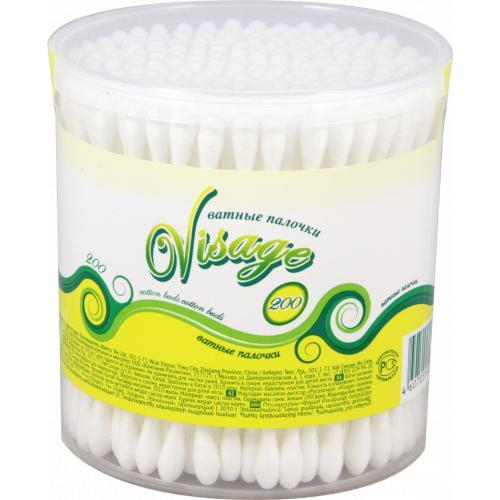 Ватные палочки Русалочка Visage в круглой банке 200 шт
