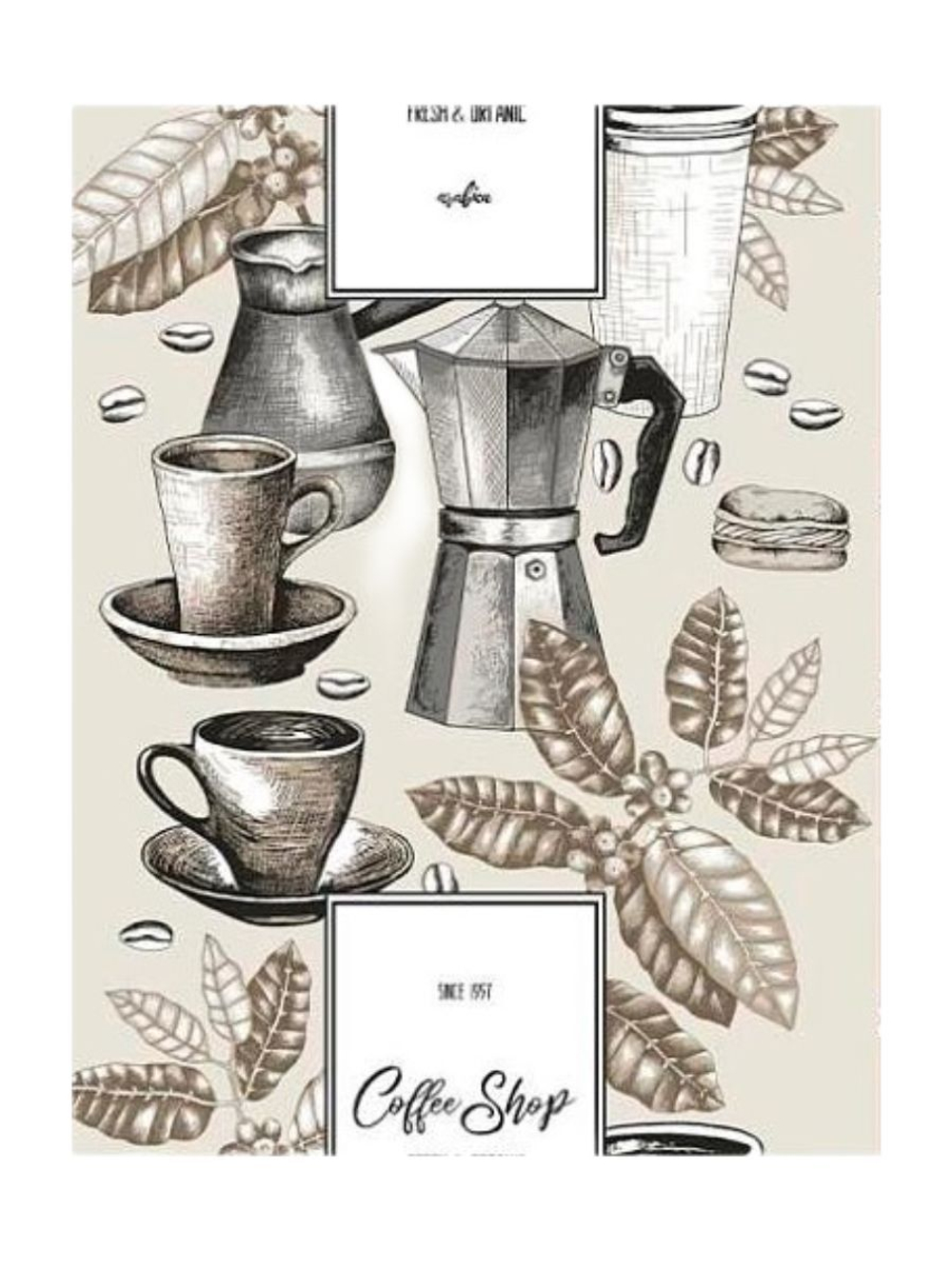 Набор кухонных полотенец, 3 шт , 45х60 см , рогожка