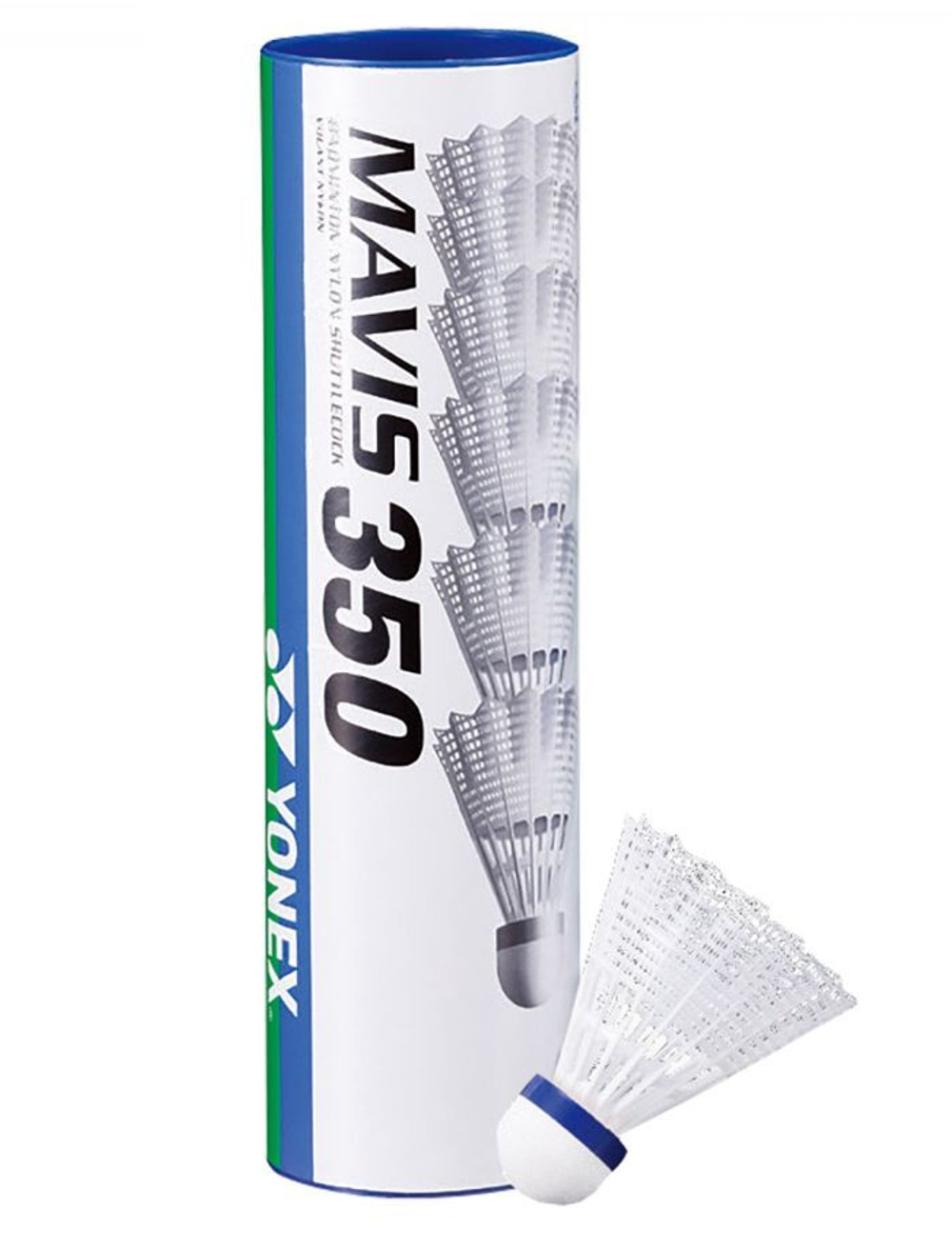 Воланы для бадминтона Yonex Mavis 350 Nylon 6P - белые