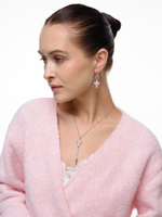 Серьги "Cross Double Royal" Silver