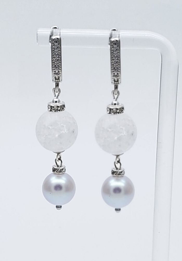 91002041 Серьги Selena Pearls