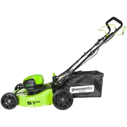 Аккумуляторная газонокосилка Greenworks GD60LM51SPK2 (1 x 2 Ач, ЗУ) 2514307UA