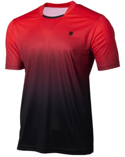 Футболка мужская теннисная K-Swiss Hypercourt Express Crew Tee M - lollipop/black