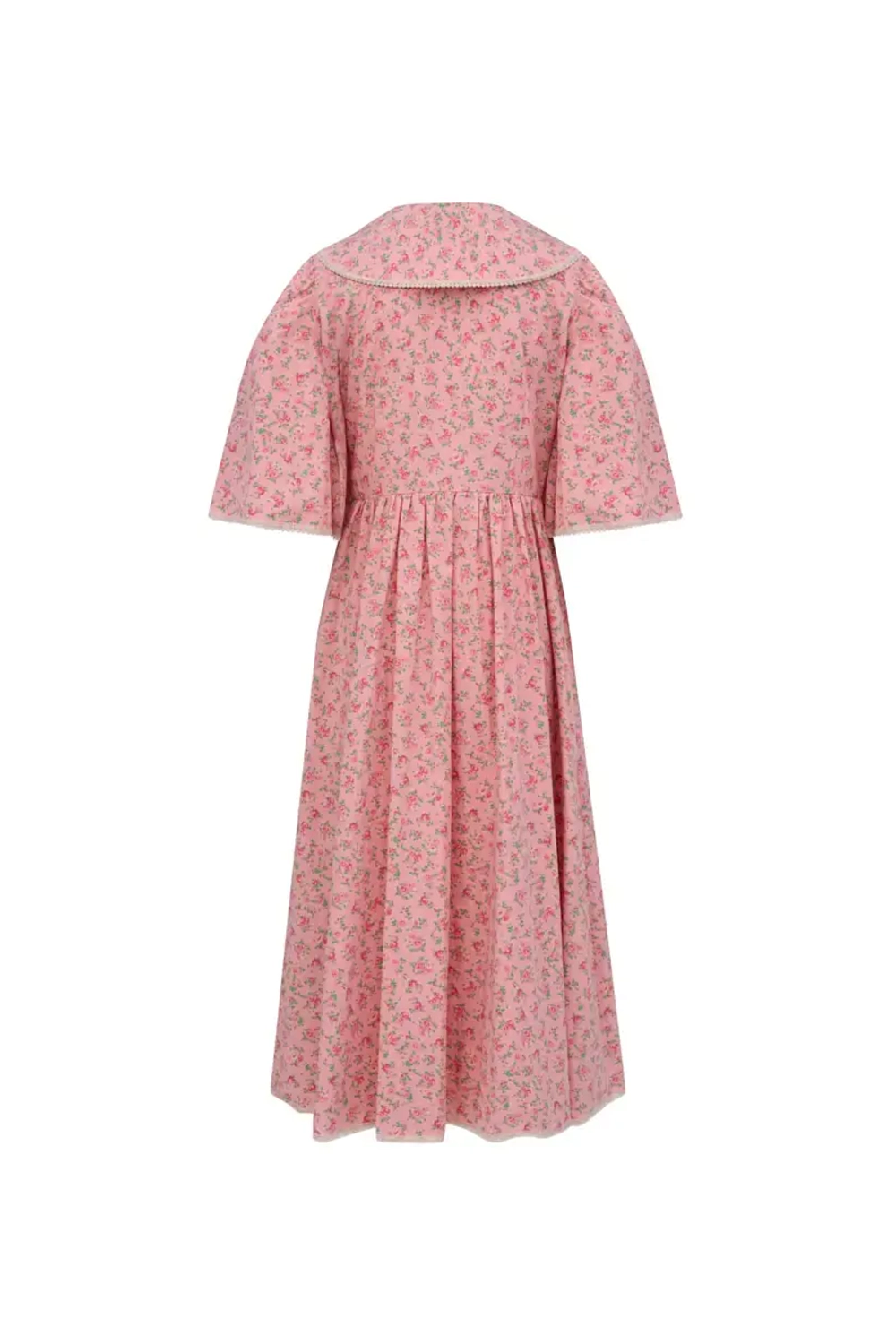 Платье Татьяна Л розовое в цветочек