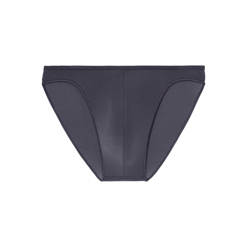 Мужские трусы слипы темно-серые HOM PLUMES Micro Briefs 404756_40Z098