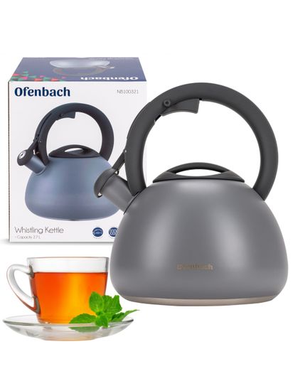Чайник 2,7 л. из нержавеющей стали со свистком Ofenbach NB100321