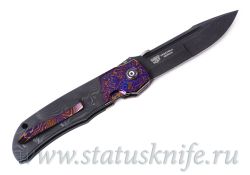 Нож CKF/Terzuola Eagle Rock S90V черный карбон, тимаскусфотография - 5