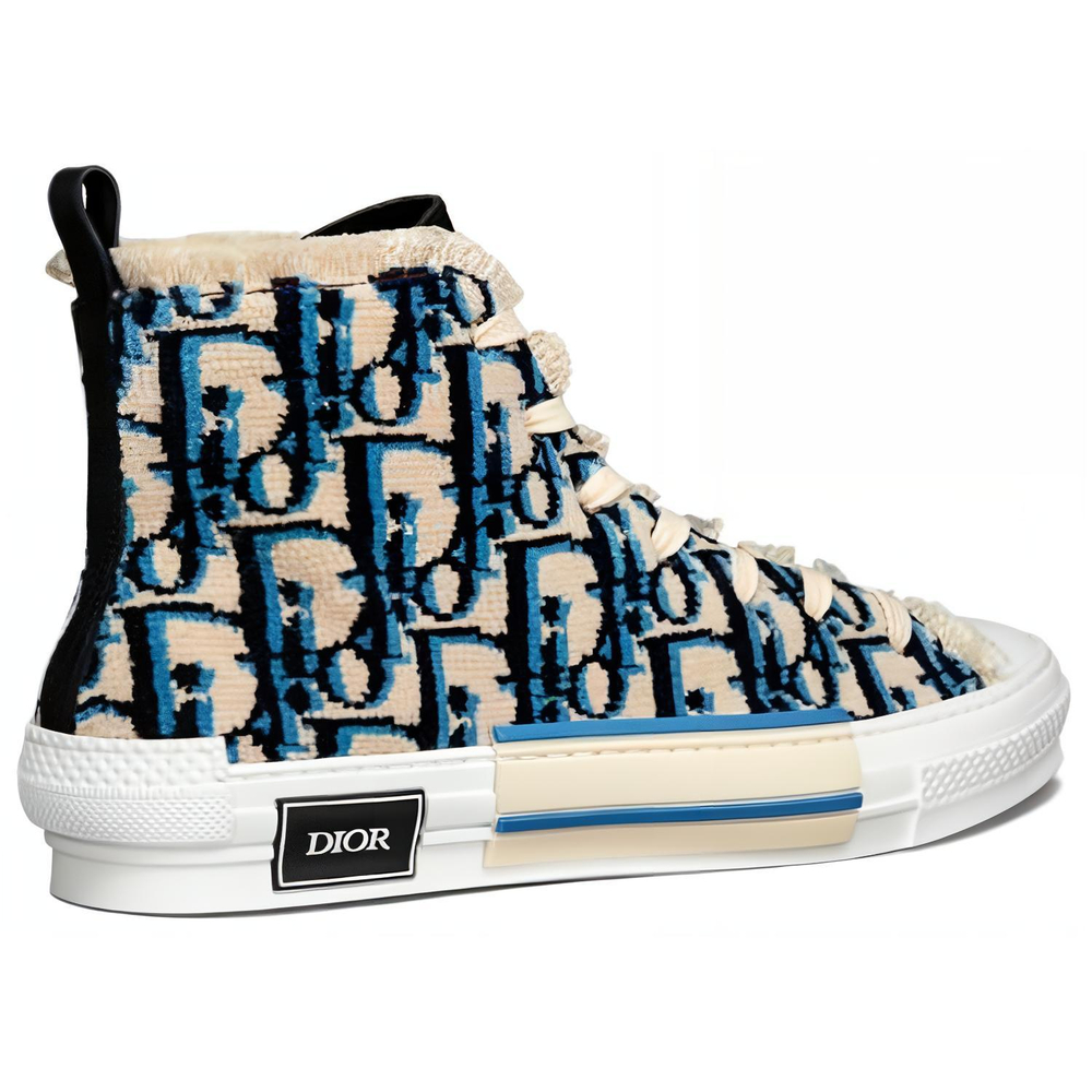 DIOR B23 High Beige Black Navy Tapestry