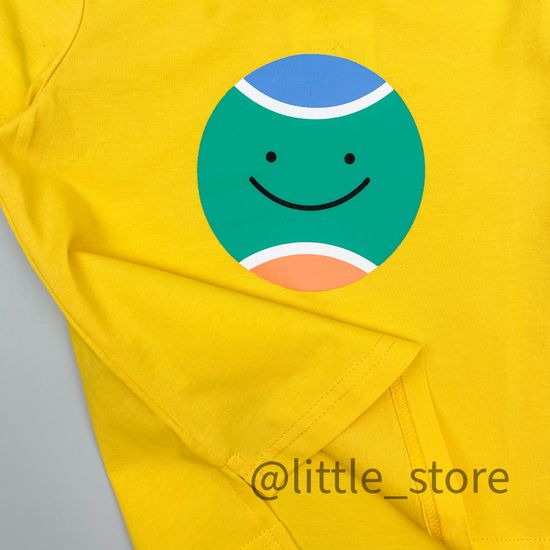 Футболка "Теннис" хлопковая, Желтая