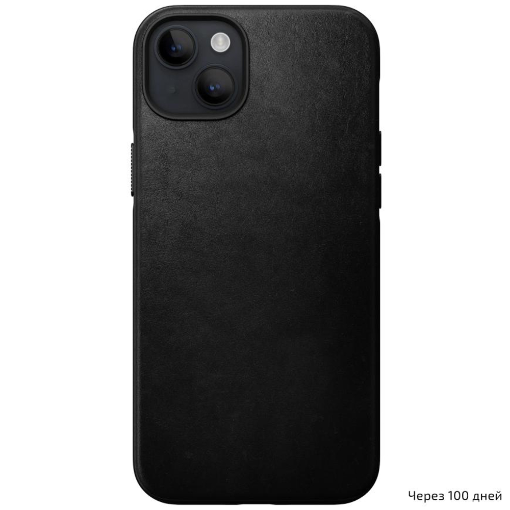Кожаный чехол MagSafe Nomad Modern Leather Case для iPhone 14 Plus Чехол из натуральной цельнозерновой кожи ECCO