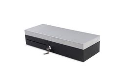 Денежный ящик POScenter 460K 460x170x103, распайка для "ШТРИХ-М", черный с крышкой из нержавейки