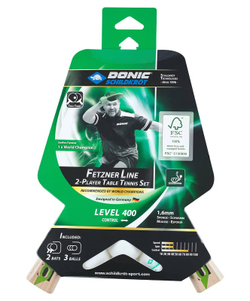 Набор н/т Donic-Schildkrot Fetzner 400 FSC Set (2 ракетки + 3 мяча)