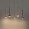 7152/10L HIGHTECH ODL26 347 светильник медь/янтарное стекло/металл IP20 LED 10W 3000K 220V LASLO