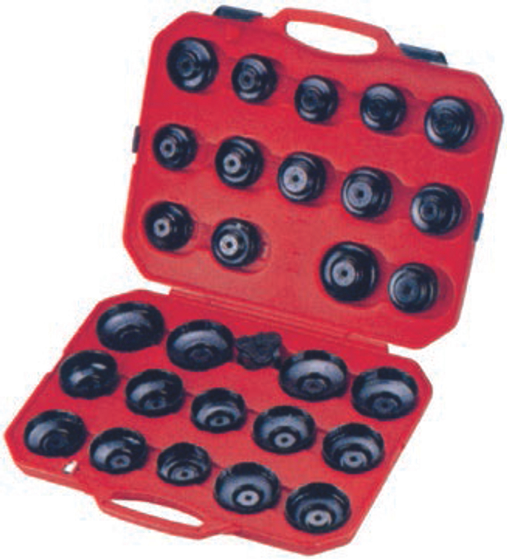 Набор чашек для съема масляных фильтров, диаметр 65-108 мм, 30 предметов