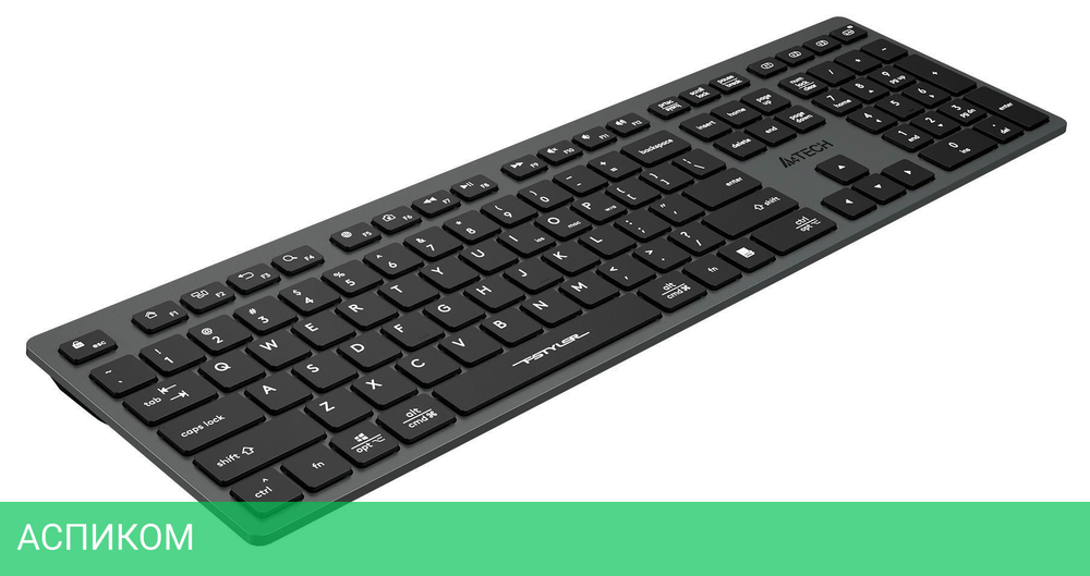 Клавиатура A4Tech Fstyler FBX50C серый