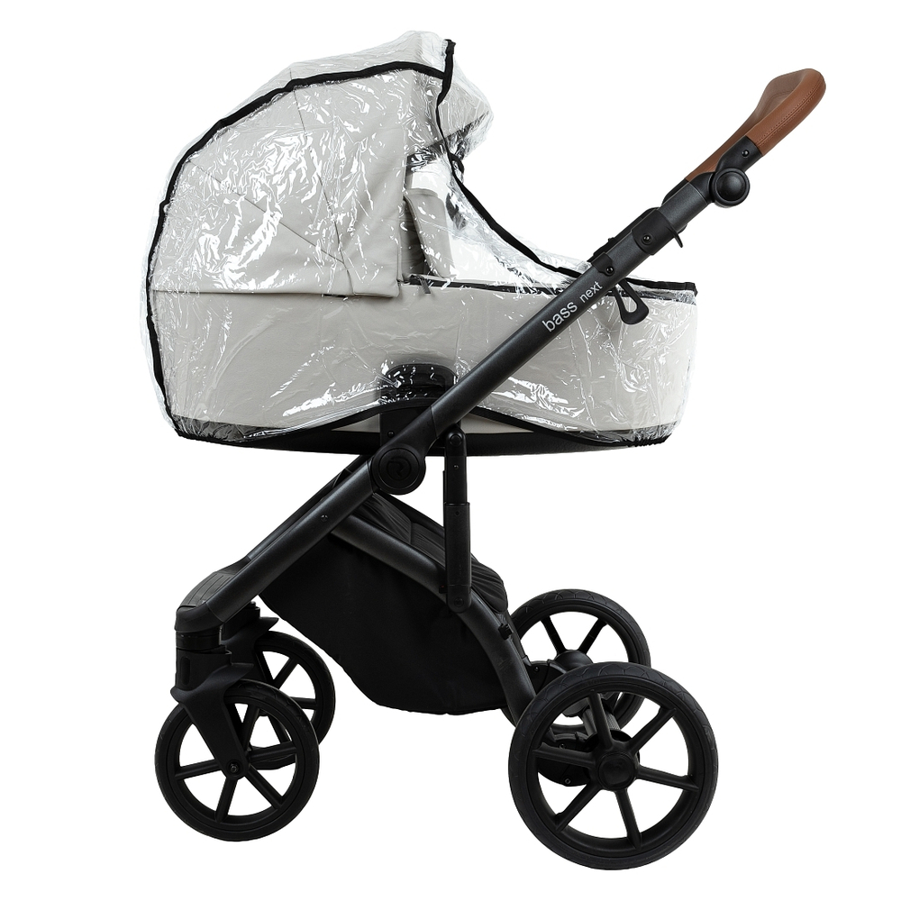 Коляска 2 в 1 Roan Bass Next 2.0 Leather, Island Stone