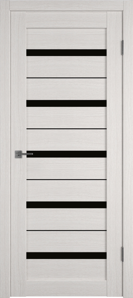 Дверь Atum Al 7 / Bianco / Black Gloss BM / Владимирские двери