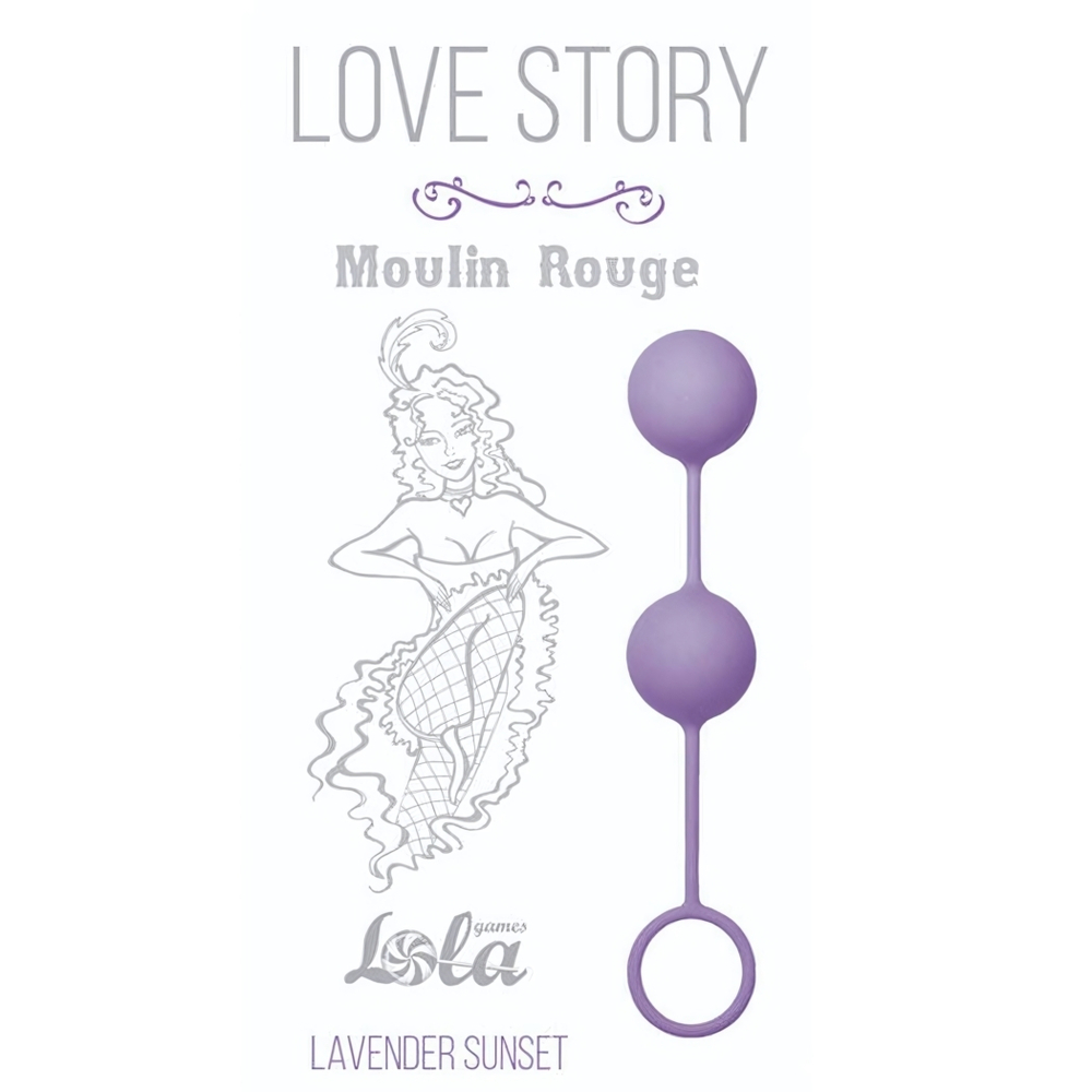 Вагинальные шарики Love Story Moulin Rouge purple (Цвет: Сиреневый)
