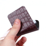 Наклейка из экокожи для iPhone 5/5S, 011062 Красный