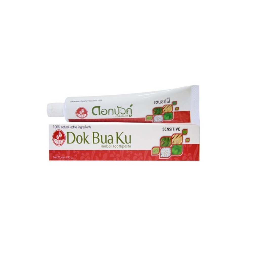 Зубная паста Dok Bua Ku Herbal Toothpaste Sensitive Для чувствительных зубов 25 г
