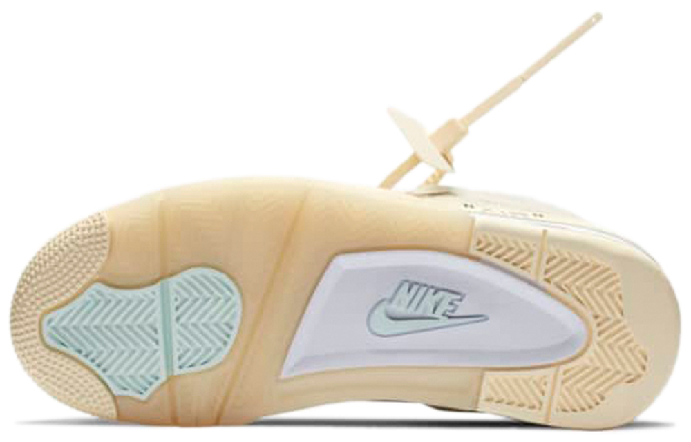 Кроссовки Off-White X Jordan Air Jordan 4 "Sail" (Женская размерная сетка)