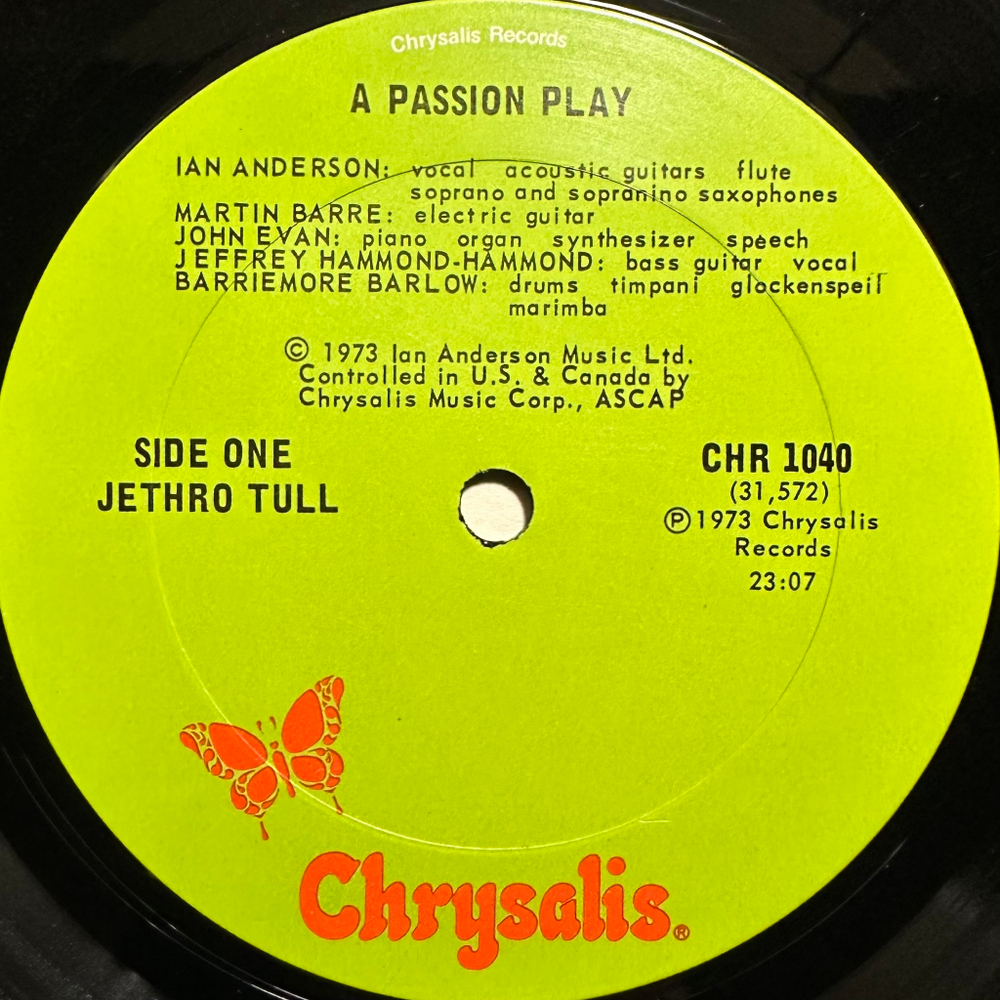 Jethro Tull - A Passion Play (США 1973г.)