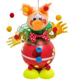 Элита НФ-215/2 Фигурка «Клоун с шариками» ёлочное украшение